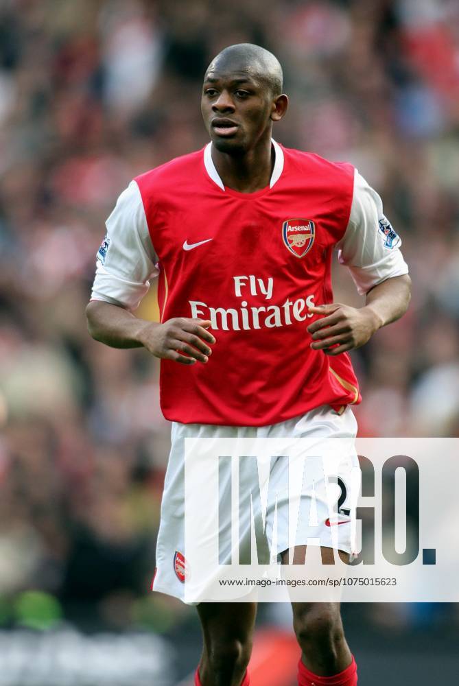 Manchester City V Arsenal, Premier League Abou Diaby of Arsenal running during the Premier League match between Manchester City and Arsenal at City Of Manchester Stadium on February 2, 2008 in Manchester, England. Manchester City Of Manchester Stadium England United Kingdom