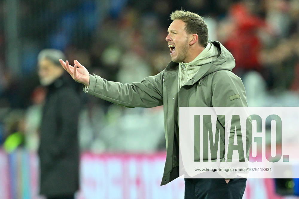 Basel, St.Jakob-Park, 27.03.26, GER, Herren, Laenderspiel: Schweiz - Deutschland Bild: Trainer Julian NAGELSMANN (Deutschland) UEFA regulations prohibit any use of photographs as image sequences and or quasi-video. Basel Schweiz