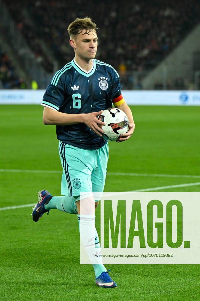 Basel, St.Jakob-Park, 27.03.26, GER, Herren, Laenderspiel: Schweiz - Deutschland Bild: Joshua KIMMICH (Deutschland) UEFA regulations prohibit any use of photographs as image sequences and or quasi-video. Basel Schweiz
