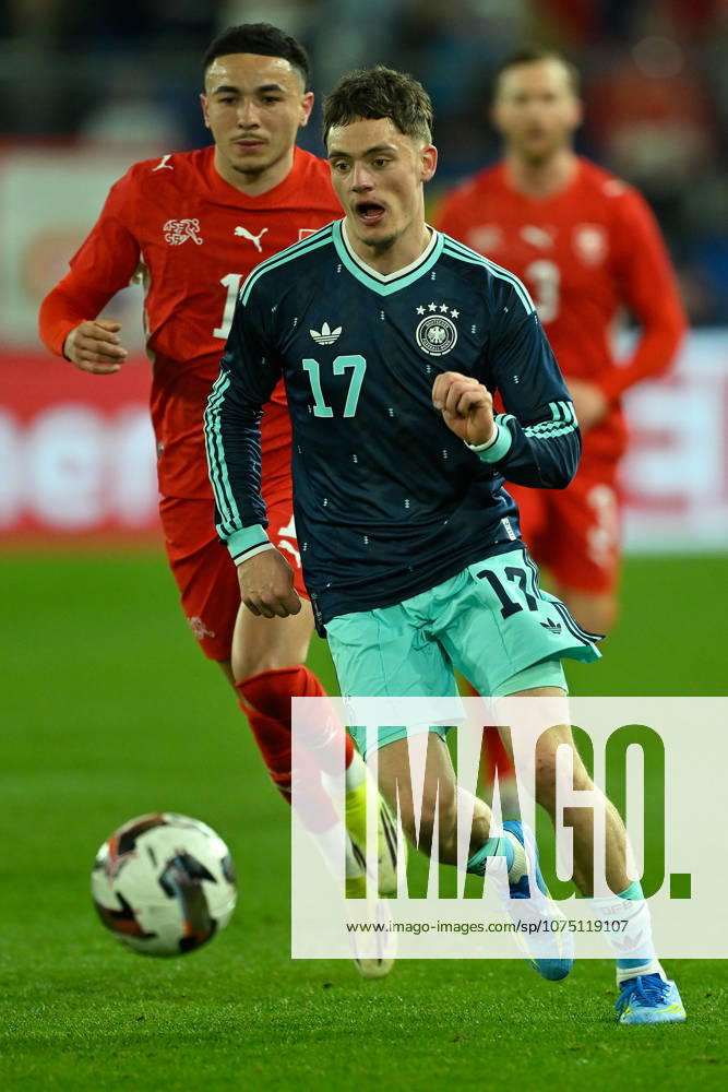 Basel, St.Jakob-Park, 27.03.26, GER, Herren, Laenderspiel: Schweiz - Deutschland Bild: Florian WIRTZ (Deutschland) UEFA regulations prohibit any use of photographs as image sequences and or quasi-video. Basel Schweiz