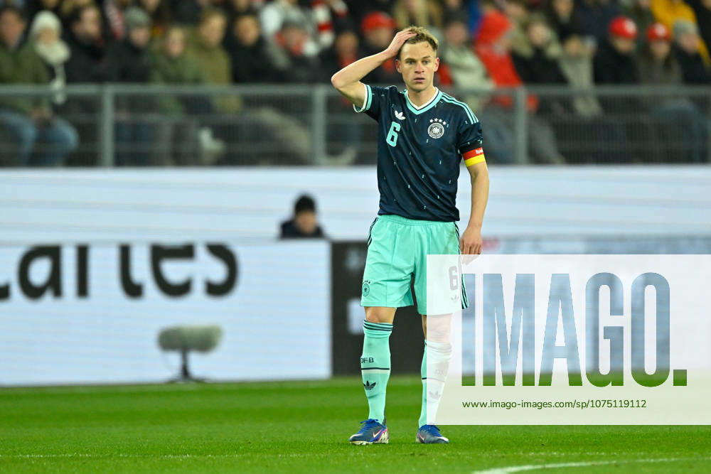 Basel, St.Jakob-Park, 27.03.26, GER, Herren, Laenderspiel: Schweiz - Deutschland Bild: Joshua KIMMICH (Deutschland) UEFA regulations prohibit any use of photographs as image sequences and or quasi-video. Basel Schweiz