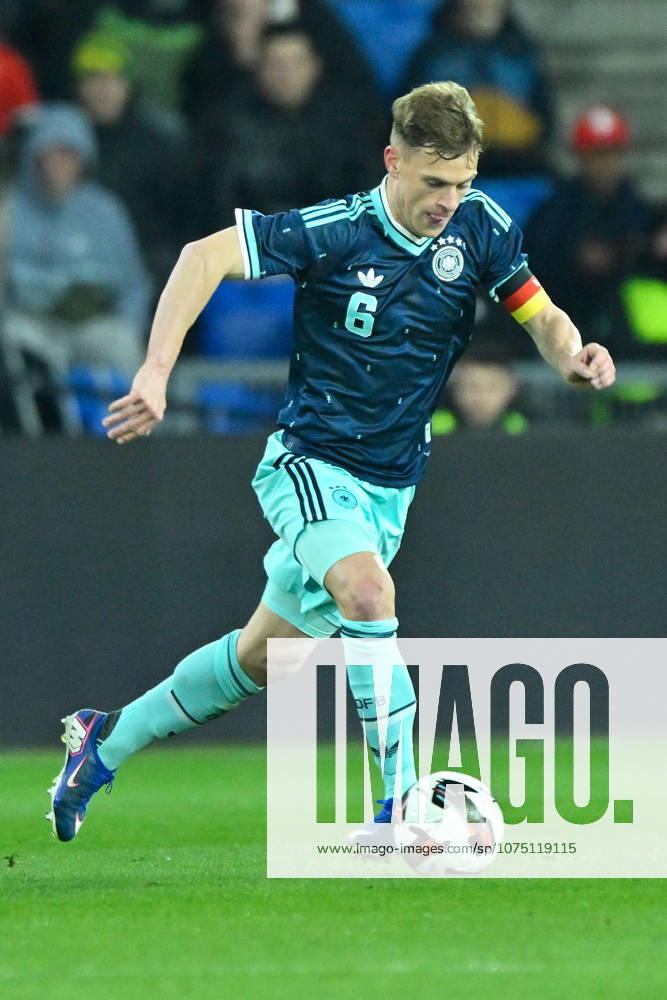 Basel, St.Jakob-Park, 27.03.26, GER, Herren, Laenderspiel: Schweiz - Deutschland Bild: Joshua KIMMICH (Deutschland) UEFA regulations prohibit any use of photographs as image sequences and or quasi-video. Basel Schweiz