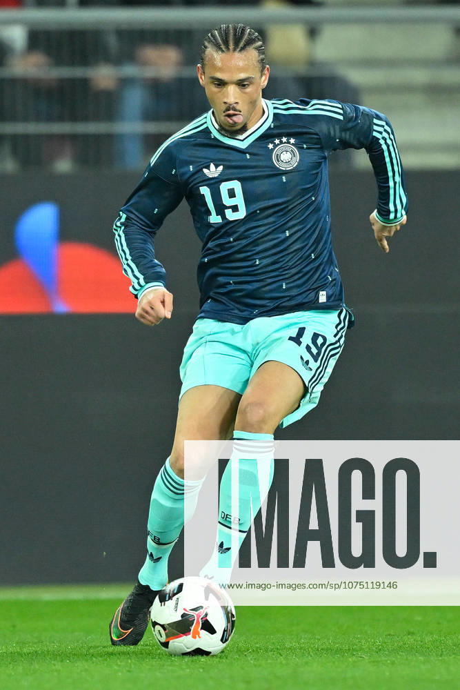 Basel, St.Jakob-Park, 27.03.26, GER, Herren, Laenderspiel: Schweiz - Deutschland Bild: Leroy SANE (Deutschland) UEFA regulations prohibit any use of photographs as image sequences and or quasi-video. Basel Schweiz