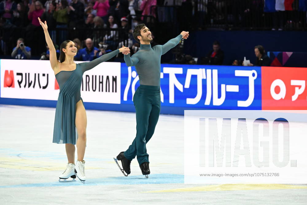 ISU Figure skating, Eiskunstlauf World Championships 2026 in Prague, Czech Republic - 28 Mar 2026 Laurence Fournier Beaudry (L) and Guillaume Cizeron of France perform during the Ice Dance Free Dance competition at the ISU Figure Skating World Championships 2026 at the O2 Arena. ISU Figure Skating World Championships 2026 takes place from 24th to 29th of March in Prague, Czech Republic. Prague Czech Republic