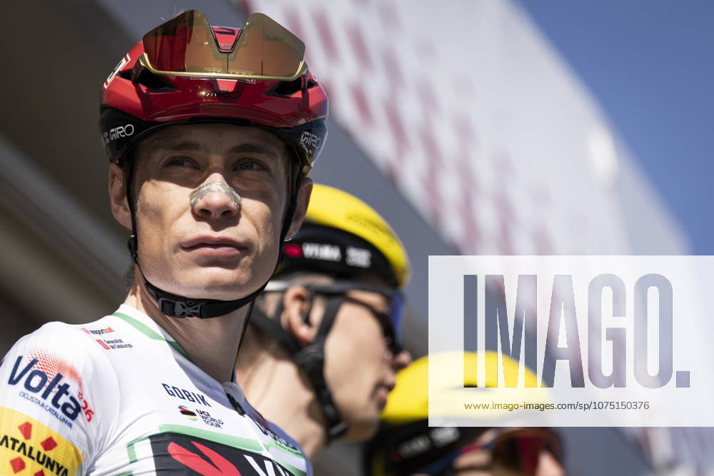 Volta a Catalunya cycling race - Stage 7 Danish rider Jonas Vingegaard of the Team Visma gets ready at the begining of the 7th and last stage of the Volta Ciclista a Catalunya, with stafrt and finish in Barcelona, Catalonia, Spain, 29 March 2026. BARCELONA Spain