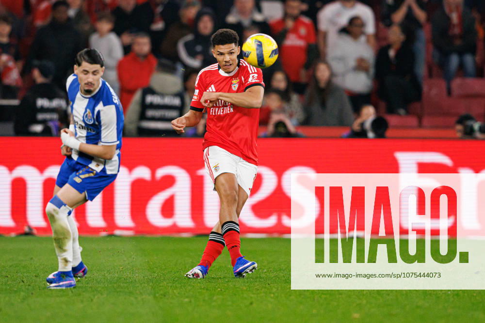 Alexander Bah seen during Liga Portugal game between teams of SL Benfica and FC Porto at Estadio Da Luz (Maciej Rogowski Ball Raw Images PT) Lisbon Estadio Da Luz Portugal