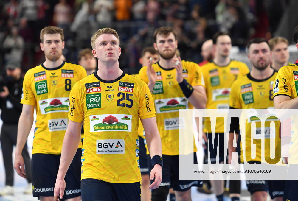Handball - 1. Bundesliga DAIKIN HBL - Saison 2025 2026 - 27. Spieltag: HC Erlangen Metropolregion Nürnberg HCE - Rhein-Neckar Löwen - OGo - - Haukur Thrastarson (25, Rhein Neckar Löwen ) enttäuscht Enttäuschung¨