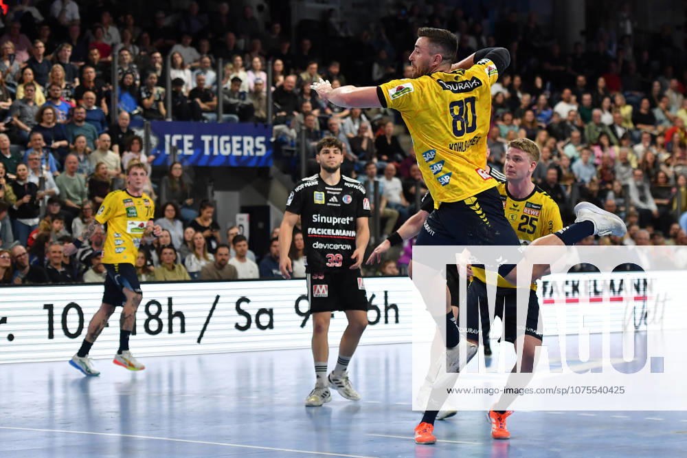 Handball - 1. Bundesliga DAIKIN HBL - Saison 2025 2026 - 27. Spieltag: HC Erlangen Metropolregion Nürnberg HCE - Rhein-Neckar Löwen - OGo - - Jannik Kohlbacher (80, Rhein Neckar Löwen )