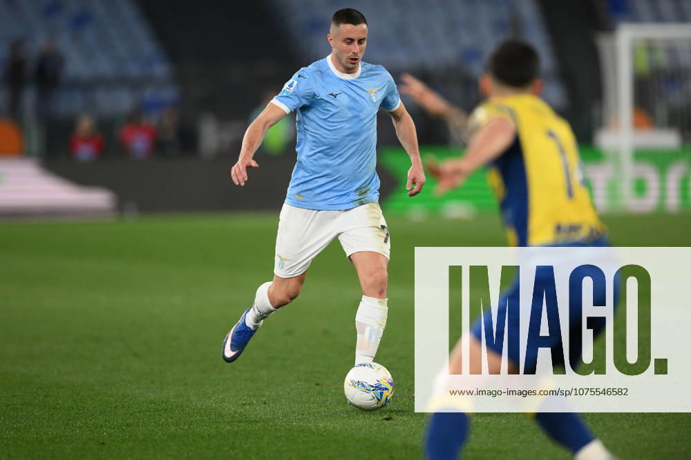 Foto IPP Roberto Ramaccia Roma 4 4 2026 Campionato di Calcio Serie A 2025 2026 Lazio vs Parma Nella foto Adam Marusic of SS Lazio in azione palla al piede Italy Photo Press - World Copyright Roma italy Italia ITALY