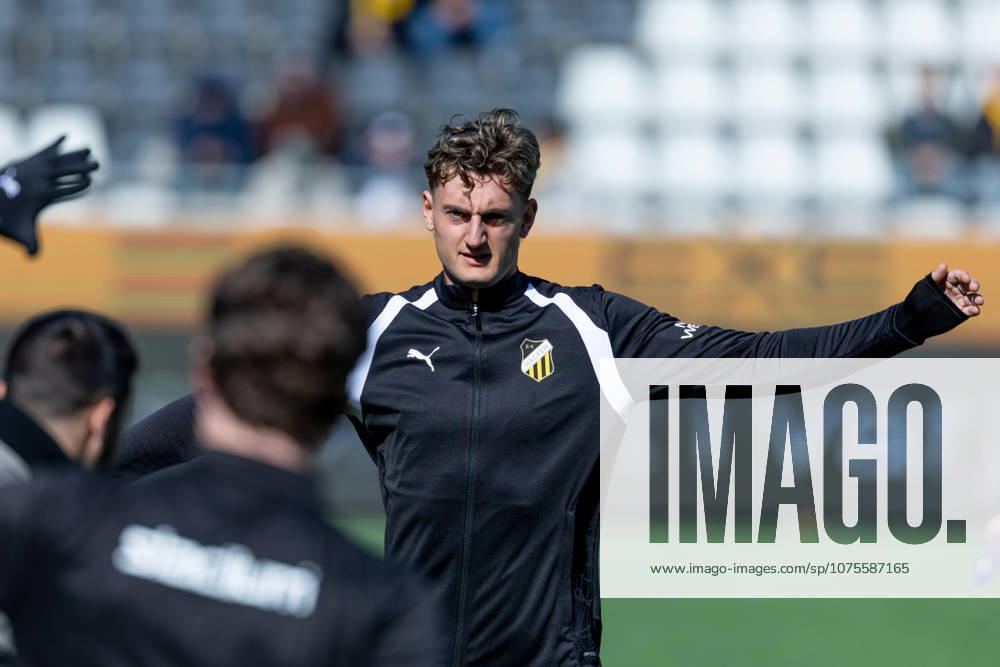 Häckens Silas Andersen inför fotbollsmatchen i Allsvenskan mellan Häcken och Brommapojkarna den 6 april 2026 i Göteborg.