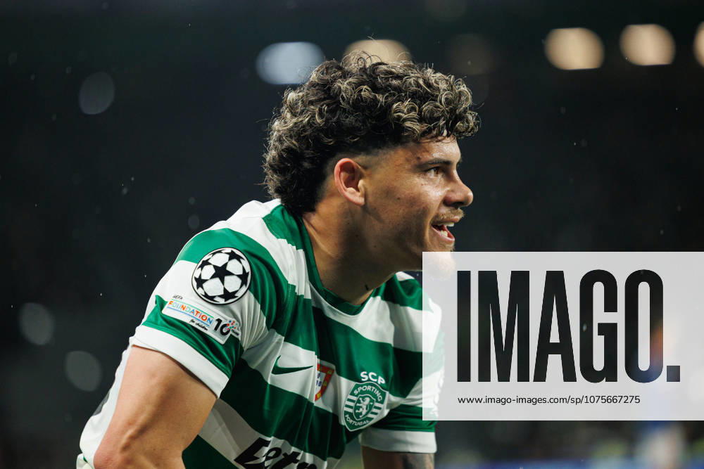 Maxi Aurajo seen during UEFA Champions League quarterfinal game between teams of Sporting CP and Arsenal FC at Estadio Jose Alvalade (Maciej Rogowski Ball Raw Images) Lisbon Estadio Jose Alvalade Portugal