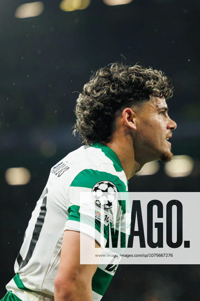 Maxi Araujo seen during UEFA Champions League quarterfinal game between teams of Sporting CP and Arsenal FC at Estadio Jose Alvalade (Maciej Rogowski Ball Raw Images) Lisbon Estadio Jose Alvalade Portugal