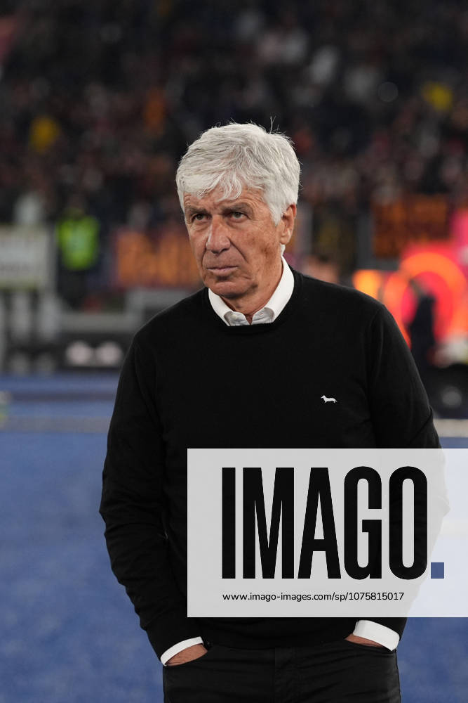 Romas head coach Gian Piero Gasperini during the Serie A EniLive soccer match between Roma and Pisa at the Rome s Olympic stadium, Italy - Friday April 10, 2026 - Soccer ( Photo by Alfredo Falcone LaPresse )