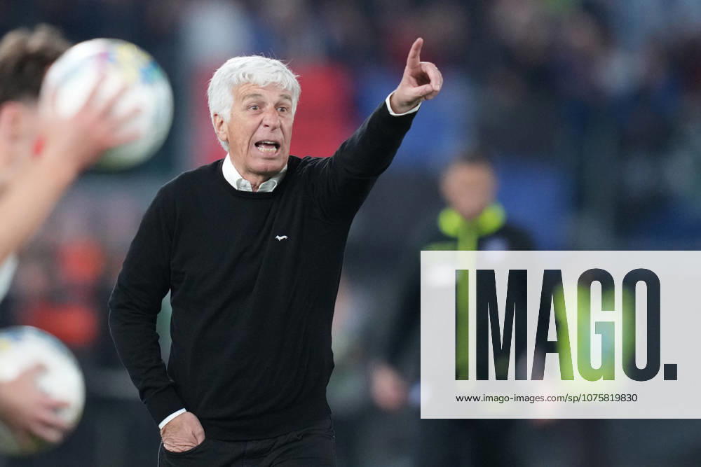 Romas head coach Gian Piero Gasperini during the Serie A EniLive soccer match between Roma and Pisa at the Rome s Olympic stadium, Italy - Friday April 10, 2026 - Soccer ( Photo by Alfredo Falcone LaPresse )