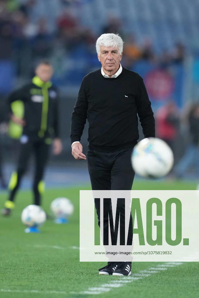 Romas head coach Gian Piero Gasperini during the Serie A EniLive soccer match between Roma and Pisa at the Rome s Olympic stadium, Italy - Friday April 10, 2026 - Soccer ( Photo by Alfredo Falcone LaPresse )