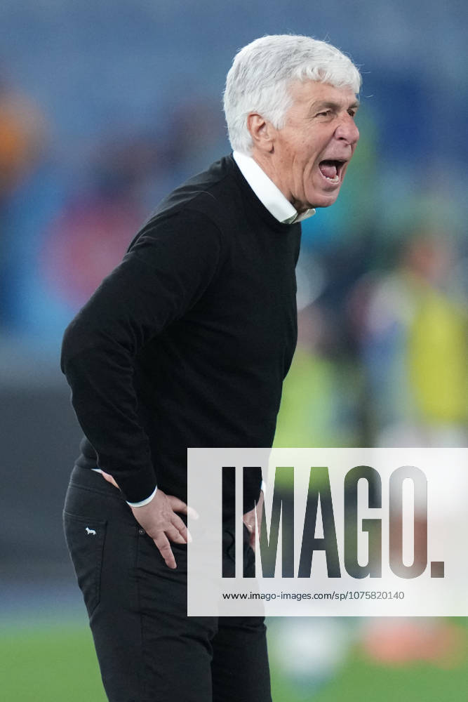 Romas head coach Gian Piero Gasperini during the Serie A EniLive soccer match between Roma and Pisa at the Rome s Olympic stadium, Italy - Friday April 10, 2026 - Soccer ( Photo by Alfredo Falcone LaPresse )