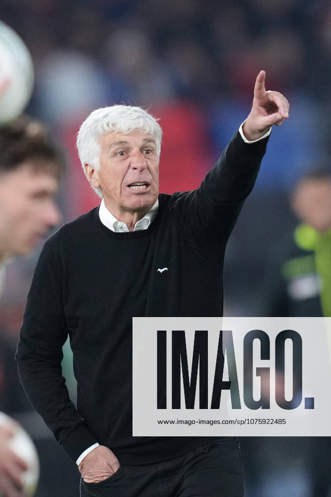 Romas head coach Gian Piero Gasperini during the Serie A EniLive soccer match between Roma and Pisa at the Rome s Olympic stadium, Italy - Friday April 10, 2026 - Soccer ( Photo by Alfredo Falcone LaPresse )