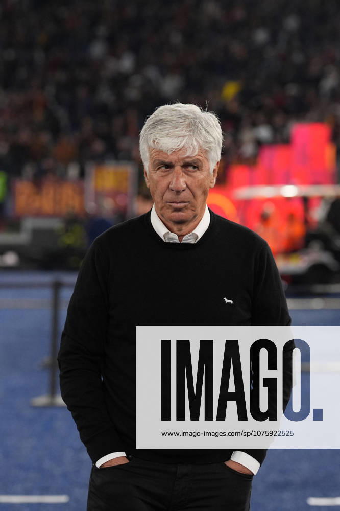 Romas head coach Gian Piero Gasperini during the Serie A EniLive soccer match between Roma and Pisa at the Rome s Olympic stadium, Italy - Friday April 10, 2026 - Soccer ( Photo by Alfredo Falcone LaPresse )