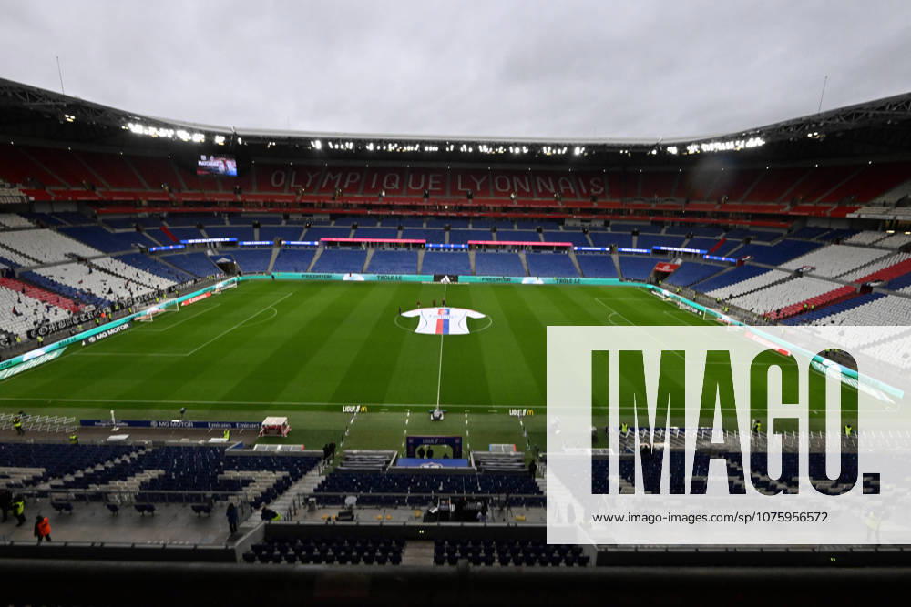 Football : Olympique Lyonnais v Lorient - French ligue 1- 12 04 2026 Illustration Groupama stadium during the French ligue 1 match between Olympique Lyonnais and Lorient at Groupama Stadium Decines Charpieu Lyon on April 12, 2026 , France LYONFrance