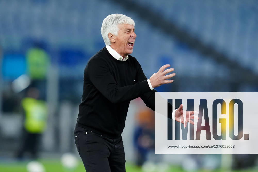 AS Roma v Pisa SC - Serie A Enilive Gian Piero Gasperini Head Coach of AS Roma gestures during the serie Serie A Enilive match between AS Roma and Pisa SC at Stadio Olimpico on April 10, 2026 in Rome, Italy Rome Stadio Olimpico Lazio Italy