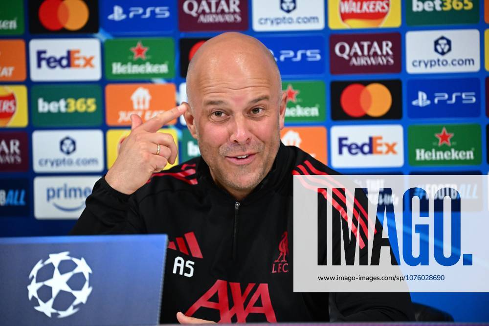Slot (arne) FOOT LIGUE DES CHAMPIONS 2026 CONFERENCE DE PRESSE LIVERPOOL STADE ANFIELD ROAD LIVERPOOL ANGLETERRE 13 04 2026 LAHALLE PIERRE avant liverpool-psg LIVERPOOL STADE ANFIELD ROAD GermanyxJapanxUKxFrancexBelgiumxOUT