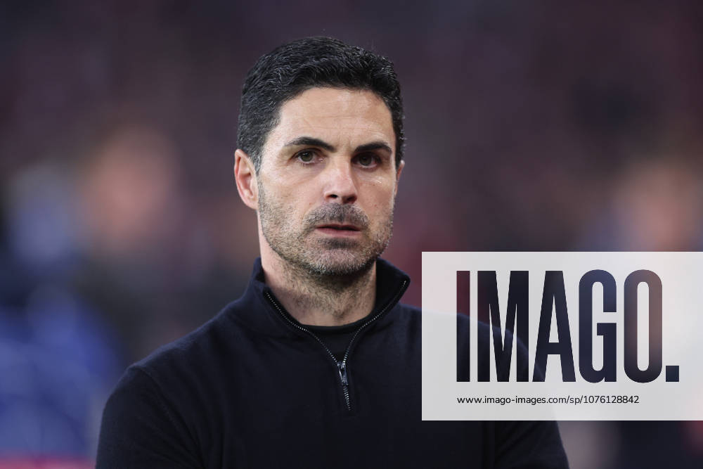 London, England, 15th April 2026. Mikel Arteta manager of Arsenal during the Arsenal vs Sporting Lisbon UEFA Champions League quarter final 2nd leg match at the Emirates Stadium, London. Picture credit should read: David Klein Sportimage . SPI_020_DK_Arsenal_Sporting_Lisbon SPI-4686-0020
