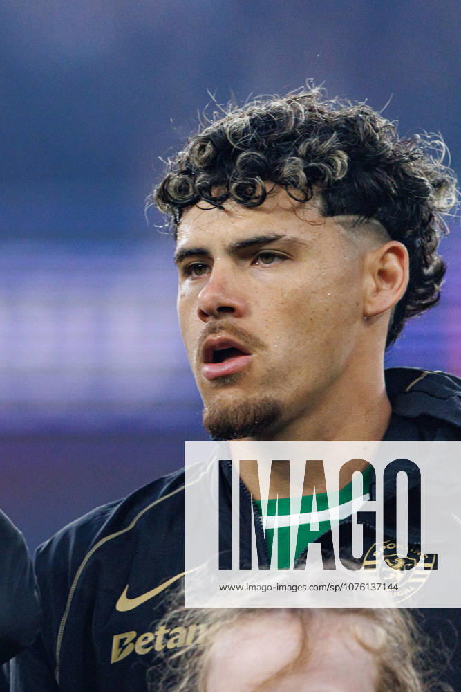 Maxi Araujo seen during UEFA Champions League quarterfinal game between teams of Arsenal FC and Sporting CP at Emirates Stadium (Maciej Rogowski Ball Raw Images) London Emirates Stadium United Kingdom