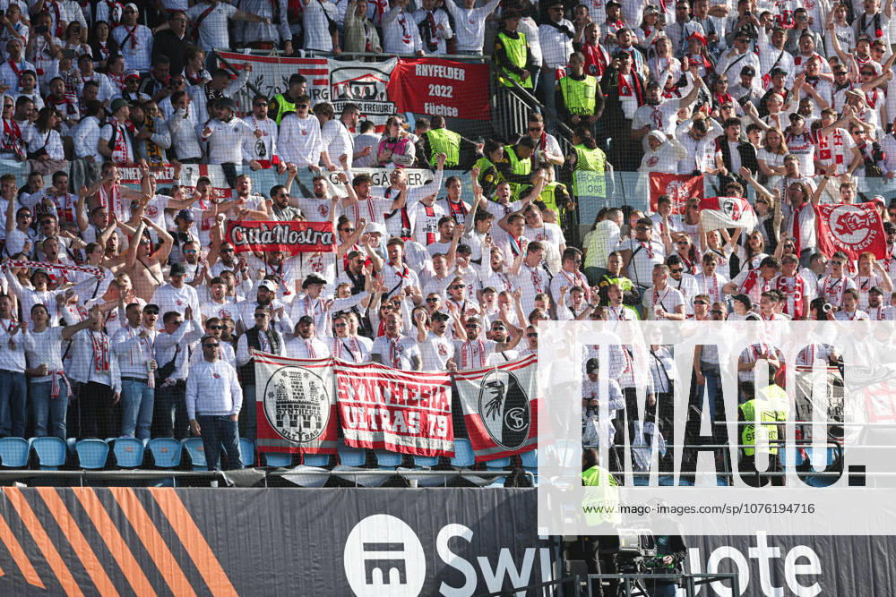 Real Club Celta v SC Freiburg - UEFA Europa League 2025 26 Quarter-Final Second Leg Supporters of SC Freiburg attend the UEFA Europa League 2025 26 Quarter-Final Leg Two match between Real Club Celta and SC Freiburg at Estadio Balaidos in Vigo, Spain, on April 16, 2026. vigo Vigo Spain