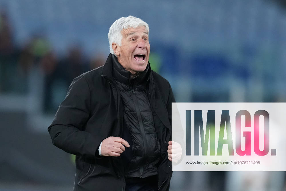 Romas head coach Gian Piero Gasperini during the Serie A EniLive soccer match between Roma and Lecce at the Rome s Olympic stadium, Italy - Sunday March 22, 2026 - Soccer ( Photo by Alfredo Falcone LaPresse )