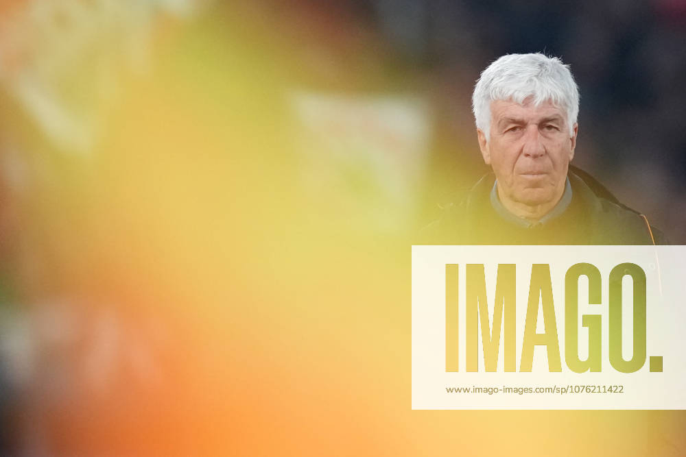 Romas head coach Gian Piero Gasperini during the Uefa Europa League soccer match between Roma and Bologna at the Olympic Stadium in Rome, Italy - Thursday, March 19, 2026. - Soccer .