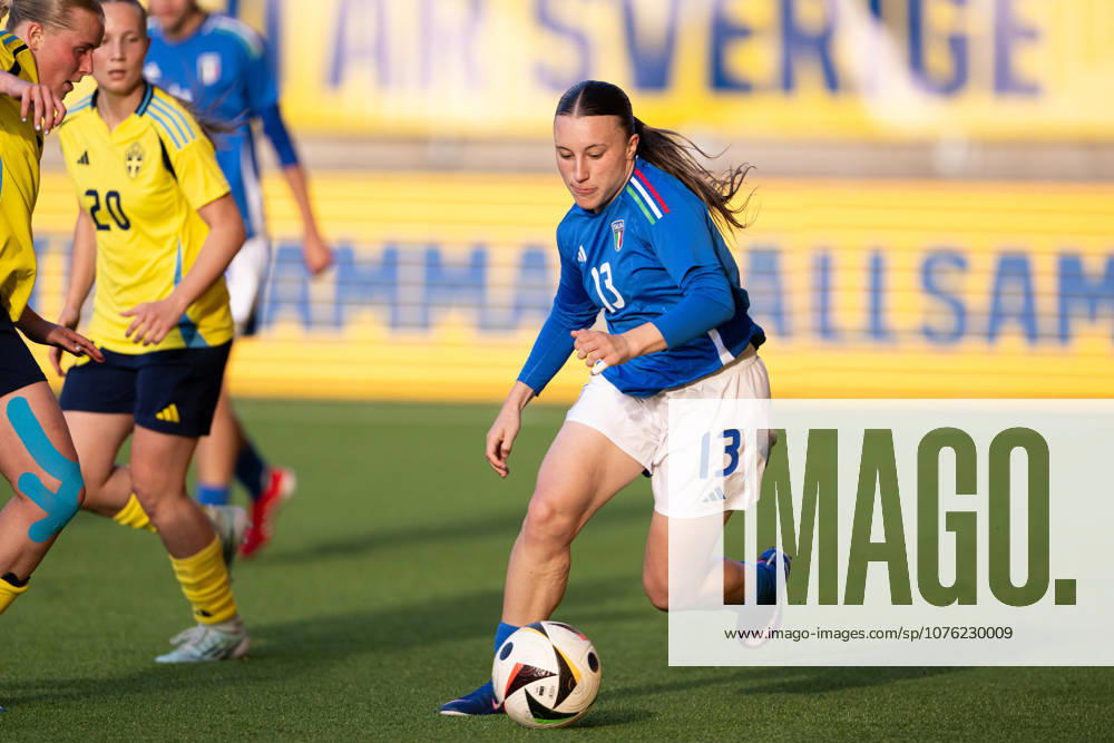 Martina Tosello of Italy during the UEFA Women s Under-19 EURO Qualifier, EM, Europameisterschaft football match between Sweden and Italy on April 17, 2026 in Boras. Photo: Jörgen Jarnberger BILDBYRAN COP 112 JJ0567 fotboll football soccer fotball f19 landslag national team, Nationalteam kval qualifying round qualification sverige italy sweden dam bbeng under-19 women