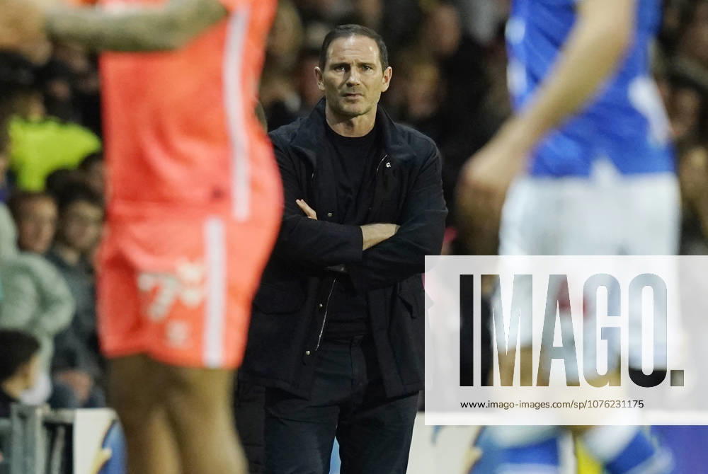 Blackburn, England, 17th April 2026. Frank Lampard manager of Coventry City looks on during the Blackburn Rovers vs Coventry City Sky Bet Championship match at Ewood Park, Blackburn. Picture credit should read: Andrew Yates Sportimage . SPI_016_AY_BBurn_Cov SPI-4694-0016