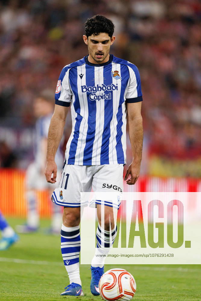 Goncalo Guedes seen during Copa del Rey 2026 final game between teams of Atletico de Madrid and Real Sociedad (Maciej Rogowski Ball Raw Images) Sevilla Estadio La Cartuja Spain