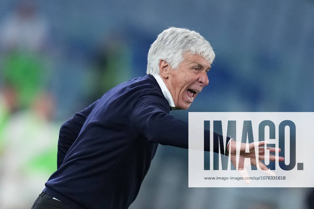 Romas head coach Gian Piero Gasperini during the Serie A EniLive soccer match between Roma and Atalanta at the Rome s Olympic stadium, Italy - Saturday April 18, 2026 - Soccer ( Photo by Alfredo Falcone LaPresse )