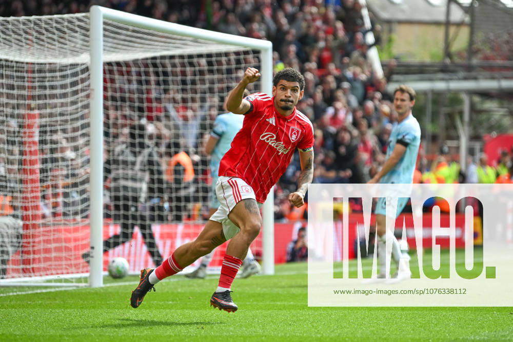 Nottingham, England, 19th April 2026. Morgan Gibbs-White of Nottingham Forest celebrates scoring an equalising goal for his team to make it 1-1 during the Nottingham Forest vs Burnley Premier League match at the City Ground, Nottingham. Picture credit should read: Harriet Massey Sportimage . SPI_070_FOREST_V_BURNLEY SPI-4702-0065