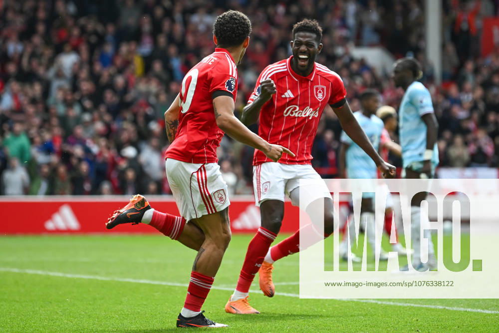 Nottingham, England, 19th April 2026. Morgan Gibbs-White of Nottingham Forest celebrates scoring an equalising goal for his team to make it 1-1 during the Nottingham Forest vs Burnley Premier League match at the City Ground, Nottingham. Picture credit should read: Harriet Massey Sportimage . SPI_073_FOREST_V_BURNLEY SPI-4702-0068