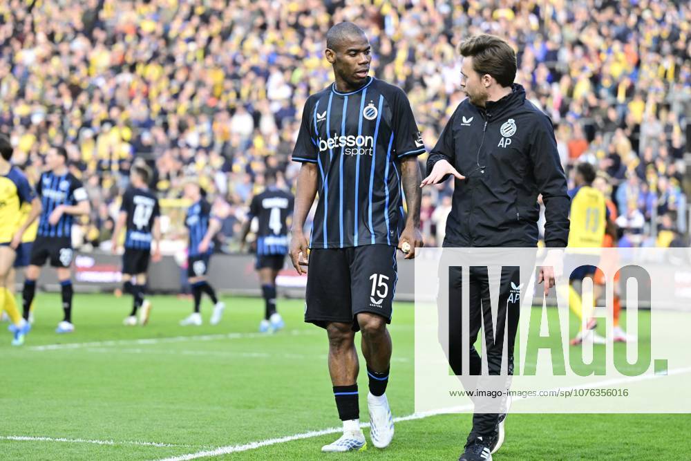 Royale Union Saint-Gilloise v Club Brugge - Jupiler Pro League Champions Play-Off BRUSSELS, BELGIUM - APRIL 19 : Onyedika Nwadike Raphael midfielder of Club Brugge during the Jupiler Pro League Champions Play-Off match between Royale Union Saint-Gilloise and Club Brugge on April 19, 2026 in Brussels, Belgium, 19 04 2026 Brussels Belgium