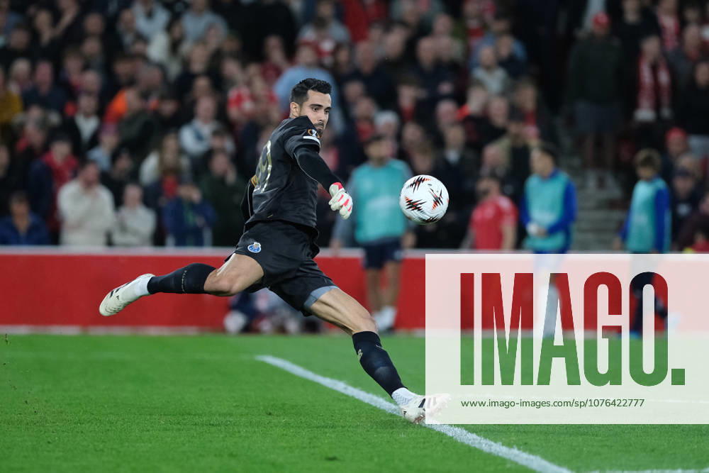 Nottingham Forest v FC Porto - UEFA Europa League Quarter Final Diogo Costa of FC Porto seen in action during the UEFA Europa league quarter final football match between Nottingham Forest and FC Porto. Final score : Nottingham Forest 1 : 0 FC Porto Nottingham United Kingdom