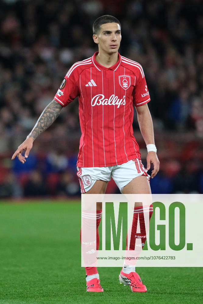 Nottingham Forest v FC Porto - UEFA Europa League Quarter Final Nicolas Dominguez of Nottingham Forest seen during the UEFA Europa league quarter final football match between Nottingham Forest and FC Porto. Final score : Nottingham Forest 1 : 0 FC Porto Nottingham United Kingdom
