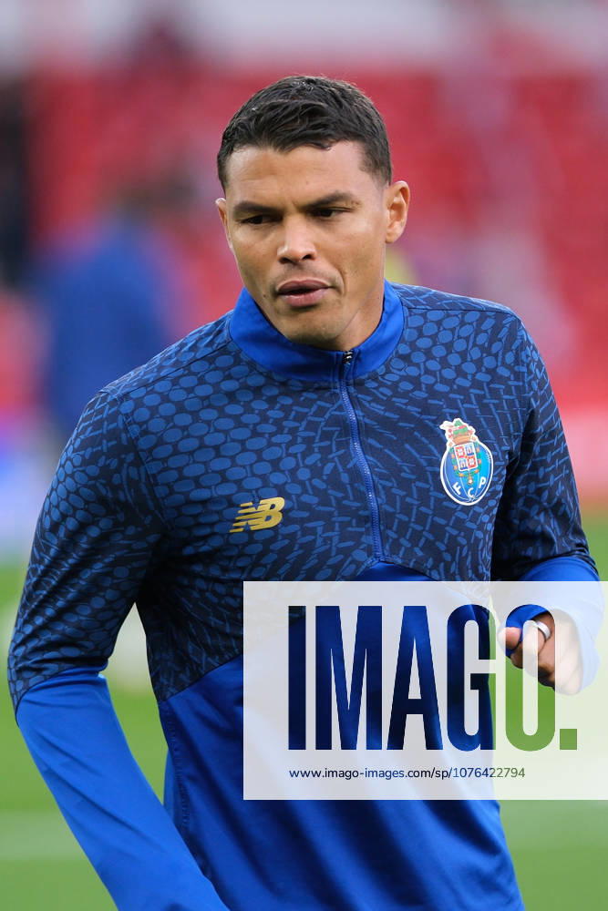 Nottingham Forest v FC Porto - UEFA Europa League Quarter Final Thiago Silva of FC Porto seen warming up during the UEFA Europa league quarter final football match between Nottingham Forest and FC Porto. Final score : Nottingham Forest 1 : 0 FC Porto Nottingham United Kingdom