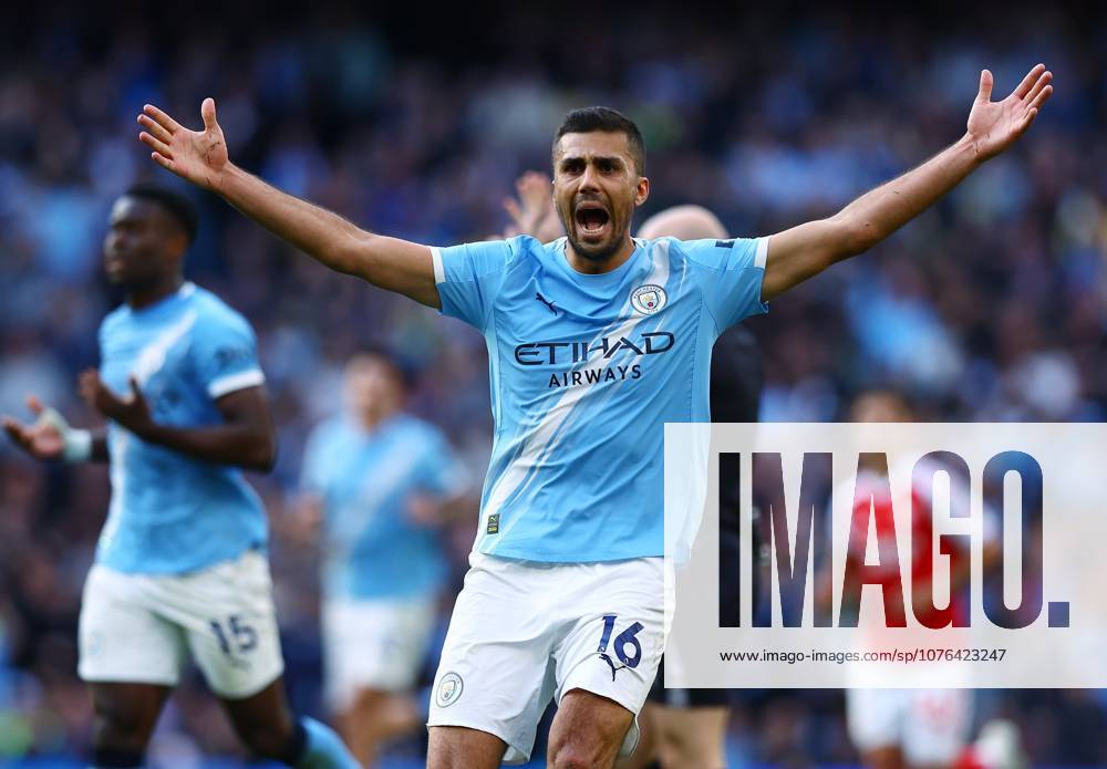 Rodri of Manchester City reacts Manchester City v Arsenal, Premier League, Football, Etihad Stadium, Manchester, UK - 19 Apr 2026Manchester Etihad Stadium United Kingdom