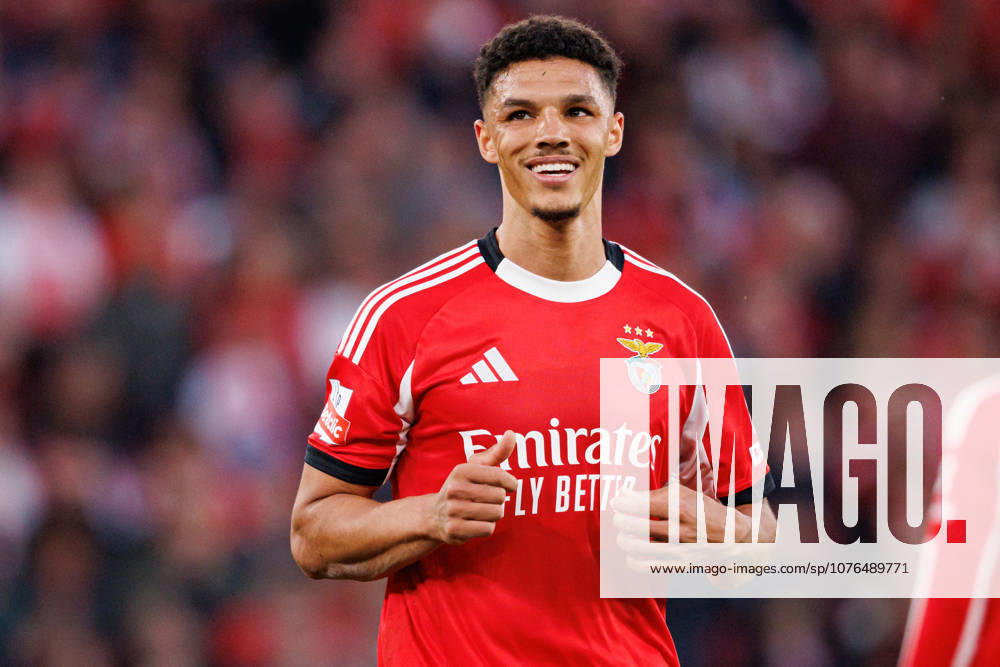 Alexander Bah seen during Liga Portugal game between teams of SL Benfica and Vitoria SC at Estadio Da Luz (Maciej Rogowski Ball Raw Images PT) Lisbon Estadio Da Luz Portugal