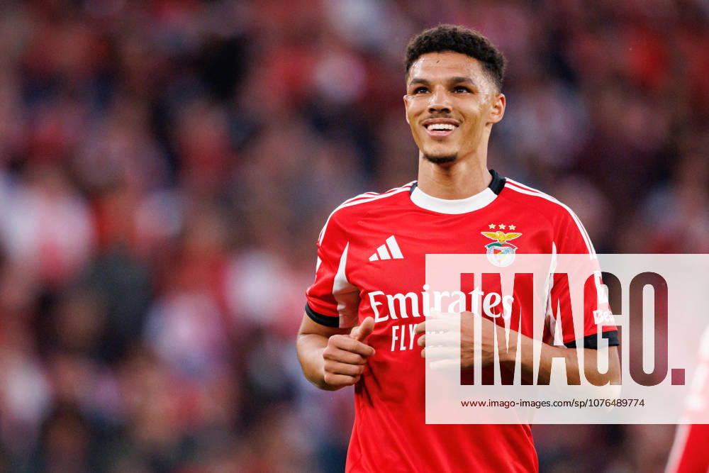 Alexander Bah seen during Liga Portugal game between teams of SL Benfica and Vitoria SC at Estadio Da Luz (Maciej Rogowski Ball Raw Images PT) Lisbon Estadio Da Luz Portugal