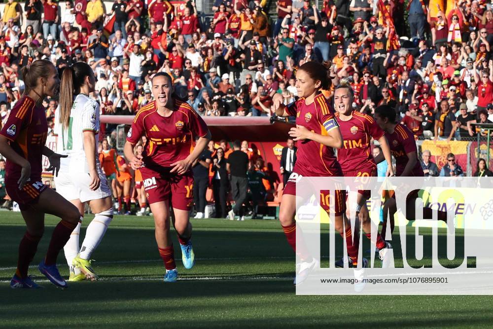 CALCIO - Serie A Femminile - AS Roma vs Ternana Women 02.05.2026 Roma vs Ternana (Serie A) Calcio; Femminile Nella foto: Esultanza (Foto Gino Mancini) Roma Italy