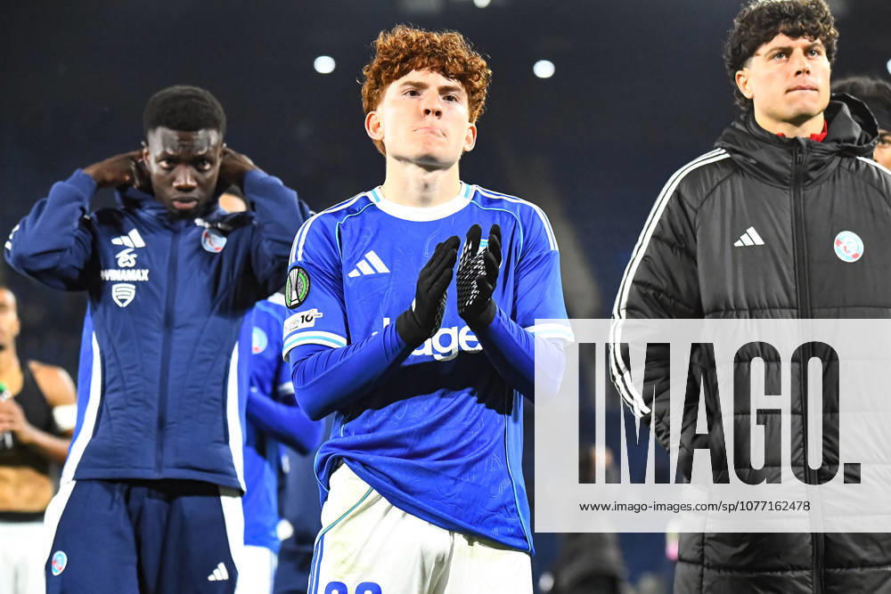 FOOTBALL: SRASBOURG - RAYO VALLECANO Baptiste AUTISSIER MAXPPP - Strasbourg 07 05 2026 Baptiste AUTISSIER Maxppp Strasbourg ; 07 05 2026 ; Valentin Barco lors du match RC Strasbourg vs Rayo Vallecano, demi finale retour de l’Europa Conference League a Strasbourg le 07 mai 2026. RC Strasbourg vs Rayo Vallecano, Europa Conference League semi-final second leg in Strasbourg on May 7, 2026. Strasbourg Strasbourg Grand Est France