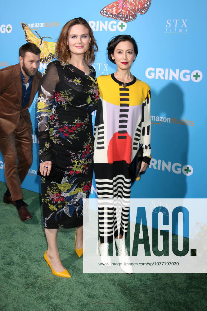 Los Angeles, CA, USA - LOS ANGELES - MAR 6: Emily Deschanel, Joel Edgerton, Guest at the Gringo Premiere at Regal LA Live on March 6, 2018 in Los Angeles, CA