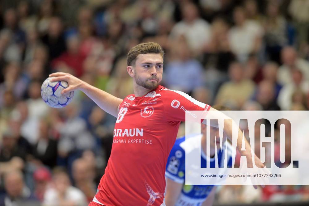 Florian Drosten (MT Melsungen 18) beim Wurf , GER, MT Melsungen - ThSV Eisenach, Handball, 1. Bundesliga, 31. Spieltag, Saison 2025 2026, 09.05.2026, GER, MT Melsungen - ThSV Eisenach, Handball, 1. Bundesliga, 31. Spieltag, Saison 2025 2026, 09.05.2026 Kassel