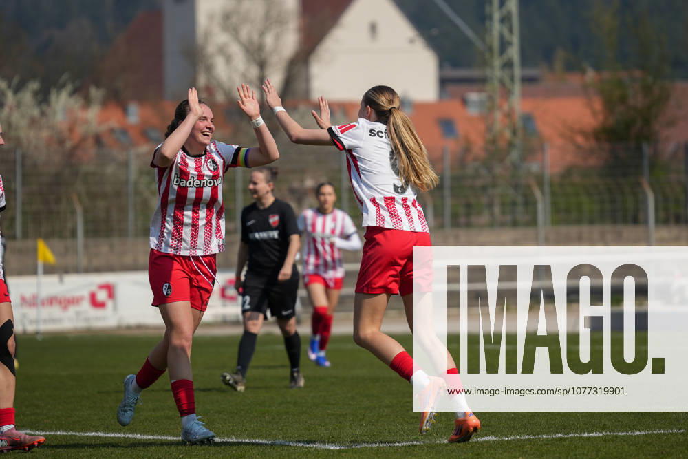 Deutschland, Frauen-Regionalliga Süd 2025 26, Johanna Hebben (SC Freiburg U20), Amelie Schmitz (SC Freiburg U20)