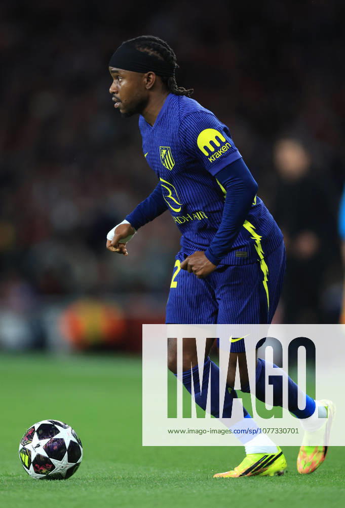 Arsenal FC v Atletico de Madrid - UEFA Champions League 2025 26 Semi Final Second Leg Ademola Lookman of Atletico Madrid on the ball during the UEFA Champions League 2025 26 Semi Final Second Leg match between Arsenal FC and Atletico de Madrid at Arsenal Stadium on May 5, 2026 in London, England. WARNING! This Photograph May Only Be Used For Newspaper And Or Magazine Editorial Purposes. May Not Be Used For Publications Involving 1 player, 1 Club Or 1 Competition Without Written Authorisation From Football DataCo Ltd. For Any Queries, Please Contact Football DataCo Ltd on +44 (0) 207 864 9121 London Arsenal Stadium England United Kingdom