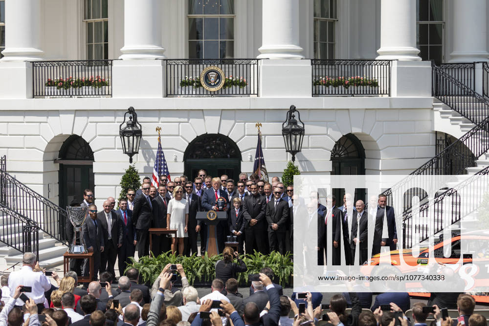 Washington, District of Columbia, U.S. - President Donald J. Trump welcomes 2017 NASCAR, Motorsport, USA Cup Series Champion MARTIN TRUEX JR. and his team to the White House.